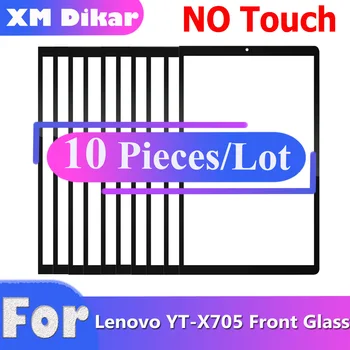 10 бр. Ново външно стъкло за Lenovo Yoga Smart Tab YT-X705 YT-X705F YT-X705L YT-X705X екран преден капак външен панел