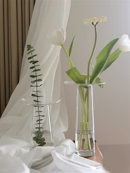 1бр корейски стил ваза прозрачни стъклени вази декорация дома хол маса декор аксесоари момче момиче Хелоуин подарък
