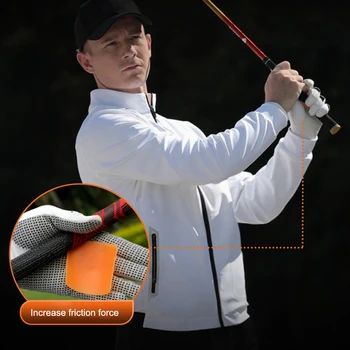 2Pcs голф пръст лента силиконови голф сцепление триене стикери голф практика сцепление подложка голф обучение аксесоари