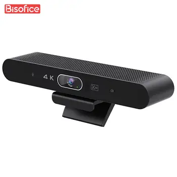 4K камера USB уеб камера HD видео конферентна камера с микрофон и високоговорител AI проследяване на лица Автоматичен фокус 360° гласов пикап
