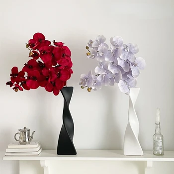 6 цвята симулирани фаленопсис цвете декорация на дома продуктова фотография подпори