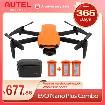 Autel Robotics Camera Drone EVO Nano+ 4k@30 кадъра в секунда Професионална 1/1.28 инчова CMOS RYYB камера 28мин Време за борба Ултралек дрон