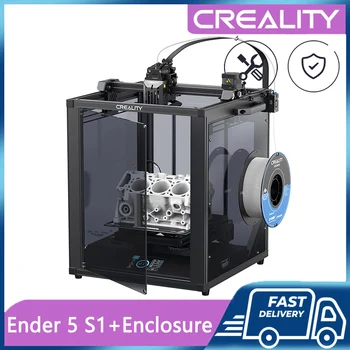 Creality Ender 5 S1 3D принтер с акрилен корпус Двузъбен директен екструдер 250mm / S Скорост на печат 220x220x280mm Област за печат