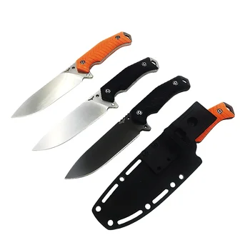 DC53 Стоманен тактически нож с фиксирано острие Пълен Tang Bushcraft ножове за оцеляване G10 дръжка ловен нож с Kydex Scabbard