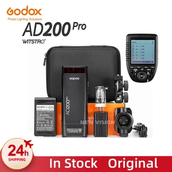 Godox AD200Pro външна светкавица 200Ws TTL 2.4G 1/8000 HSS 0.01-1.8s Рециклиране 2900mAh батерия с Xpro Trigger