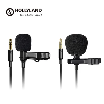 Hollyland Миниатюрен Lavalier микрофон Всепосочен насочен професионален микрофон за безжична микрофонна система Lark 150 M1