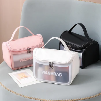 Ins стил многофункционална козметична чанта за жени чанта за измиване преносима водоустойчива чанта за плуване Начало пътуване чанта за съхранение случай 2022