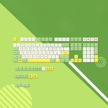 Keycap Set XDA профил PBT клавиши за MX превключватели Dz60 Gk61 Sk61 Най-клавиатура аниме боя сублимация за KEY 135 Ke