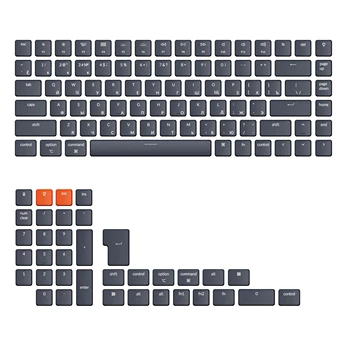 Keychron руски оформление нисък профил keycap комплект за ултра-тънък механични клавиатури
