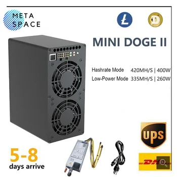 NEW GoldShell MINI DOGE II Miner Support LTC и Doge Coin Miner Mini Doge 2 С PSU 420MH / S 400W Than Mini Doge pro Miner