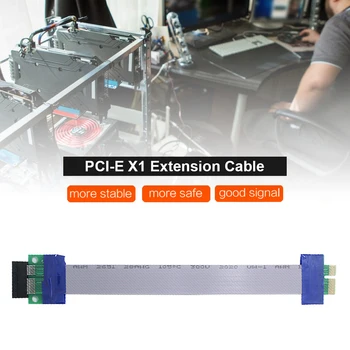 Riser карта разширител конвертор адаптер лентов кабел 15cm гъвкав PCI-E PCI Express щранг карта разширител удължителен кабел