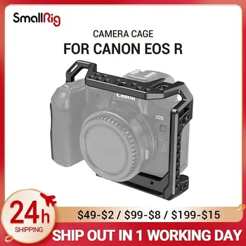 SmallRig камера клетка за Canon EOS R със студена обувка монтиране резба дупки за магически ръка микрофон прикрепете 2803