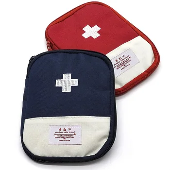 Travel мини торбичка за първа помощ преносим открит къмпинг туризъм медицина чанта многофункционален спешен оцеляване медицински организатор