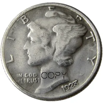 US 1923 P/S Живачна сребърна копирна монета