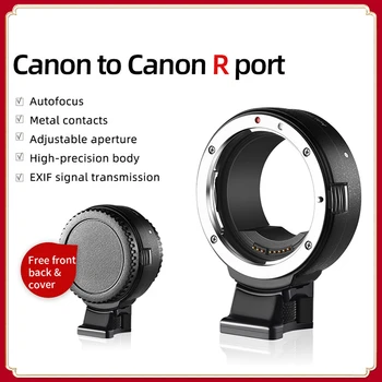 Адаптер за обектив на фотоапарата EF към RF автофокус Пълен кадър за Canon EOS EF обектив към фотоапарати с байонет R EOS R RP R3 R5 R6