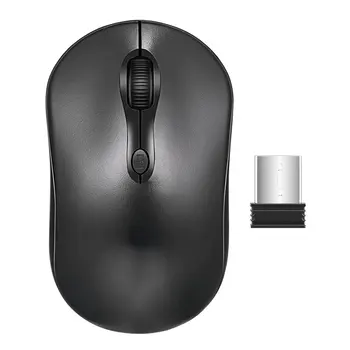 Безжична мишка Ергономична компютърна мишка PC оптична маус с USB приемник 6 бутона 2.4Ghz безжични мишки 1600 DPI за лаптоп
