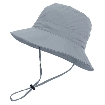 бързосъхнещ външен сенник водоустойчив дишащ спорт Лятна шапка с широка периферия бяла