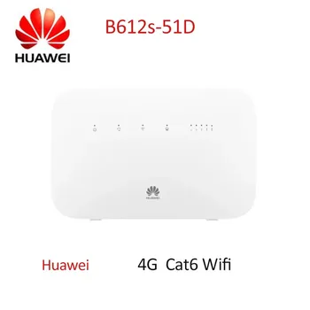 Отключен Huawei B612 B612s-51d с антена 4G LTE Cat.6 300Mbs CPE рутер 4G безжичен рутер PK B315,B525,B528,E5186