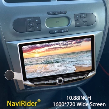 10.88inch Qled екран кола радио навигация GPS Carplay за седалка Leon 2 MK2 2005-2012 Android мултимедиен видео плейър стерео DSP
