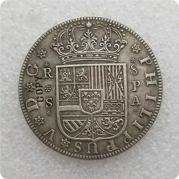 1731 Испания 8 Reales МОНЕТА КОПИЕ възпоменателни монети-реплика монети медал монети колекционерство