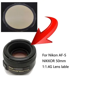 1PCS Ново за Nikon AF-S NIKKOR 105mm 1: 2.8G ED VR 50mm 1: 1.4G 50mm 1.8G LOGO Label Stickers, Стикери за етикети на обектива на цифровия фотоапарат