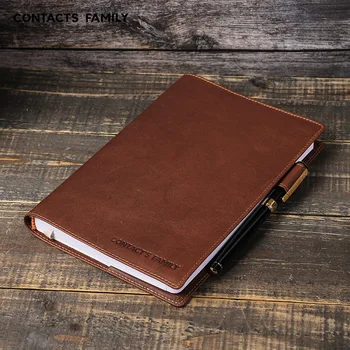 A4 скицник кожена подложка плоча тетрадка кожена обвивка бележка дневник книга с писалка слот дневник за пътуване