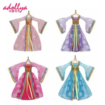 Adollya 1/6 BJD кукли Древен китайски стил рокля дрехи за кукла Имперски наложница съд фея костюм момиче играчка кукла аксесоари