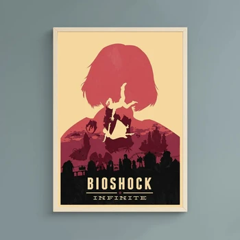 Bioshock игра плакат платно печат стена живопис декорация, без рамка