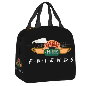 Central Perk Friends Lunch Bag Men Women Cooler Warm Insulated Lunch Container for Student School Work Food Picnic Tote Bags