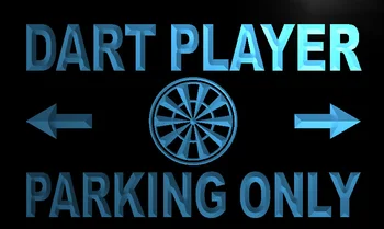 Dart Player Parking Only Led Neon Light Sign