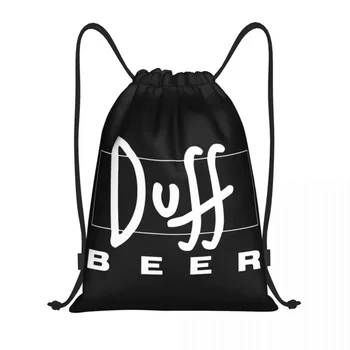 Duff бира шнур чанта жени мъже сгъваема фитнес спортна sackpack пазаруване раници