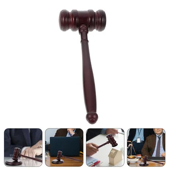 Gavel чук съдия дървена играчка търг адвокат костюм чук закон реквизит дърво играчки правосъдие съдебна зала чукове играят блок косплей