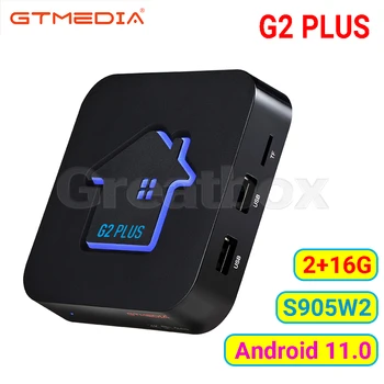 GTmedia G2 PLUS Amlogic S905W2 Android 11.0 TV BOX 2G16G Вграден 2.4G Wifi 4K H.265 GTPlayer Set Top Box G2Plus