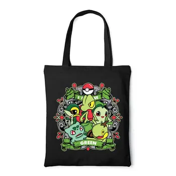 I Choose Green Custom Tote Bag Aesthetic Casual Totes Fashion Women's Handbags Funny Shopping Bags Shopper Totebag Eco Handbag