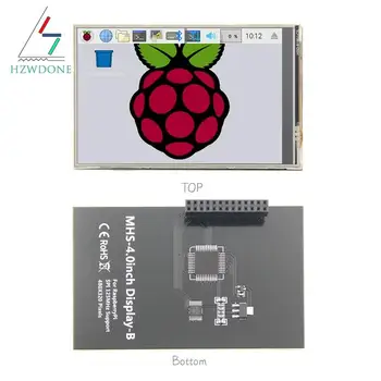 MHS 4 инчов Raspberry Pi 3B +/4B дисплей SPI TFT сензорен екран монитор