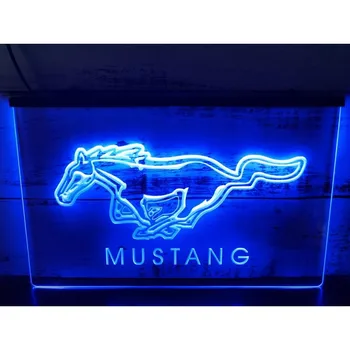 Mustang Led неонов светлинен знак -D054