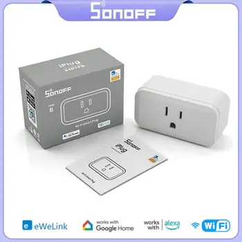 SONOFF S40 / S40 Lite 15A WiFi Smart Plug Type B MINI Wi-Fi Socket Outlets Bluetooth Pairing Works Alexa Google Home SONOFF R5