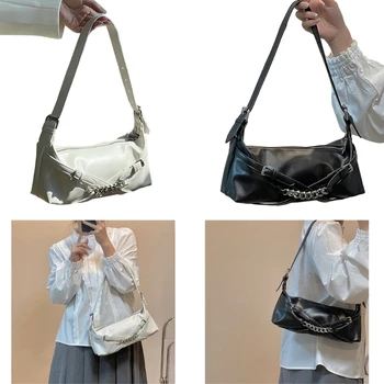 Tote плътен цвят подмишниците чанта чанта мода рамо чанта модерен чанта за жени момиче голям капацитет универсален подмишница чанта