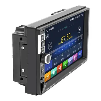 Touch Screen Car Stereo Double Din 2 системи Съвместим 7 инчов HD сензорен аудио приемник плейър с FM радио Bluetooth