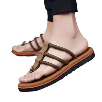 Travel Sandal Men Summer Flat Mens Pool Sandals Nonslip Comfortable Quick Dry Beach Outdoor Beach Shoes Non-slip For Home