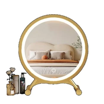 Vanity грим огледало Avec Lampe Bureau Bureau Lumière Complémentaire Dortoir Student Net Red Bedroom INS Wind Big Mirror