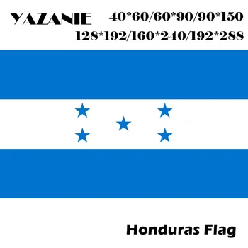 YAZANIE 60 * 90cm / 90 * 150cm / 120 * 180cm / 160 * 240cm полиестер Хондурас декорация печат персонализиран флаг всякакъв размер компания спортен банер