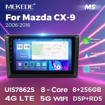 Автомобилен радио мултимедиен плейър за Mazda CX9 CX-9 2006 - 2016 Android 12 Автомобилен GPS интелигентен навигатор Безжичен Carplay Auto
