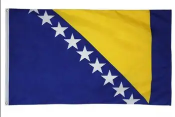 Босненско знаме 90*150см с бял ръкав Всяко хоби История БАНЕР НА ЗНАМЕТО НА САЩ