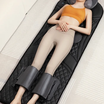 Електрически масаж на цялото тяло матрак отопление въздушна възглавница сцепление месене горещ компрес врата кръста крак подвижен стол възглавница масажор