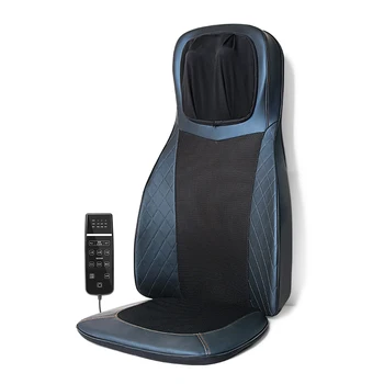 Електрически масажен стол тяло врата пълен гръб месене вибрации отопление Shiatsu масаж възглавница мат за релаксация на седалката