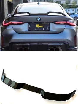 За BMW Серия 4 G22 Спойлер V STYLE Висококачествен лъскав черен модифициран заден багажник Покрив Крило Обувка Устна кола Стайлинг Body Kit
