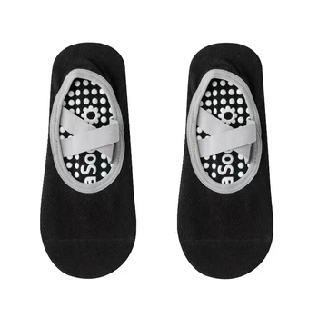 Йога чорапи за жени Найлон чист памук дозиране против хлъзгане раздел превръзка спортни танци чорап влага абсорбция изпотяване