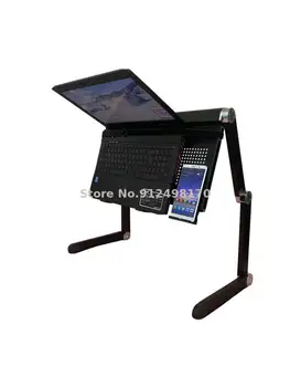 Лъжа и игра компютърна стойка сгъваема повдигане офис компютър бюро ноутбук стойка скоба легло мързелива маса