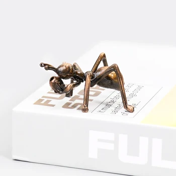Метални животински тамян горелка мравка статуя миниатюрни офис десктоп чай комплект домашни любимци орнаменти занаяти дома декорации